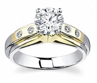  diamond engagement ring side diamonds