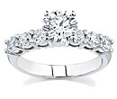 gold diamond engagement ring side diamonds