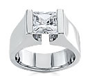 gold diamond tension rings