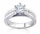 gold diamond engagement ring side diamonds